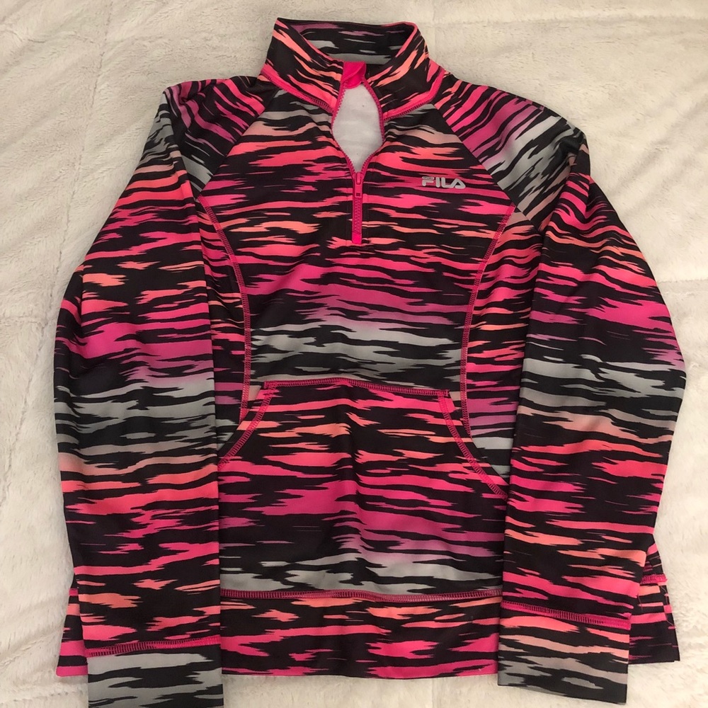 File long sleeved gym top